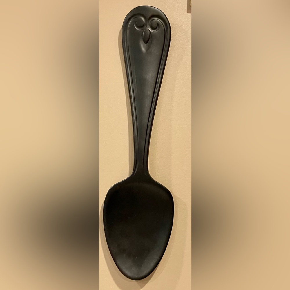 Decorative Black Spoon Wall Art